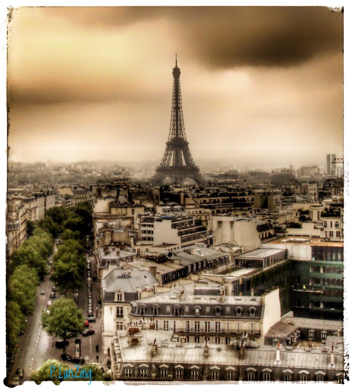 Sony DSC-T100 sample photo. Grey morning in paris photography