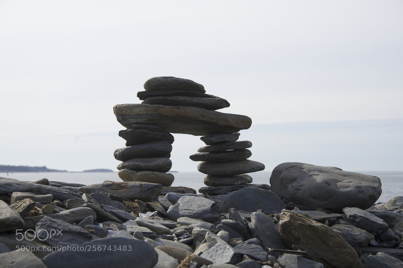 Sony a6000 sample photo. Inukshuk photography
