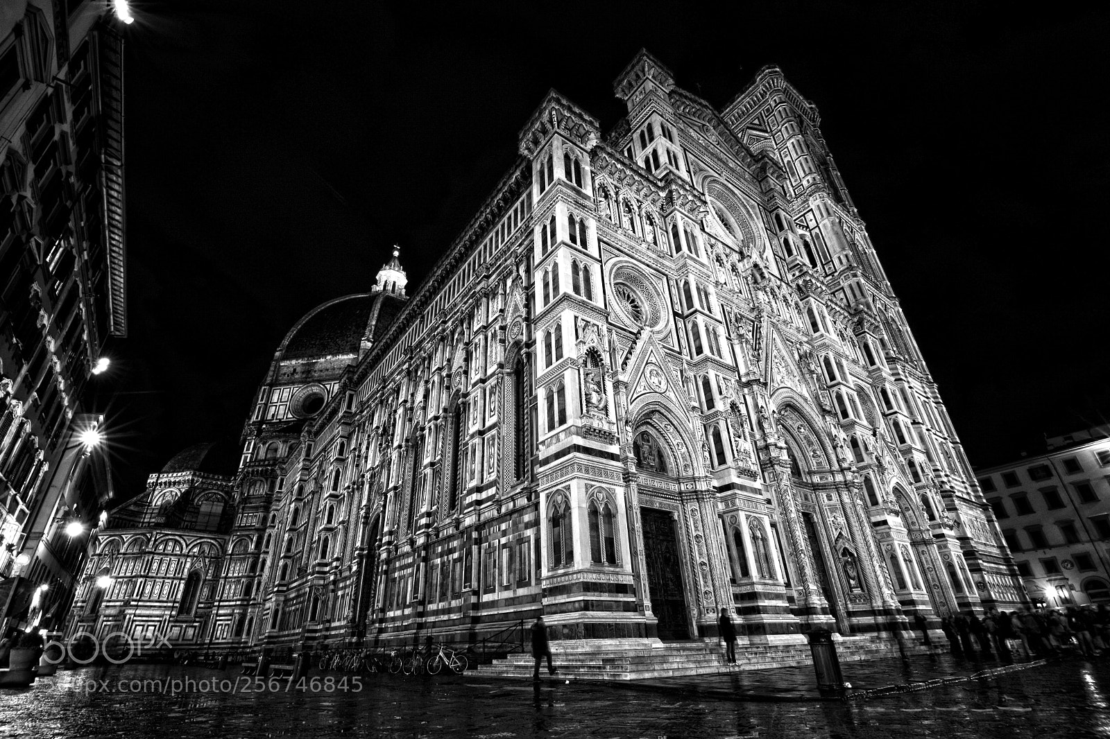 Nikon D800 sample photo. Black white of duomo photography