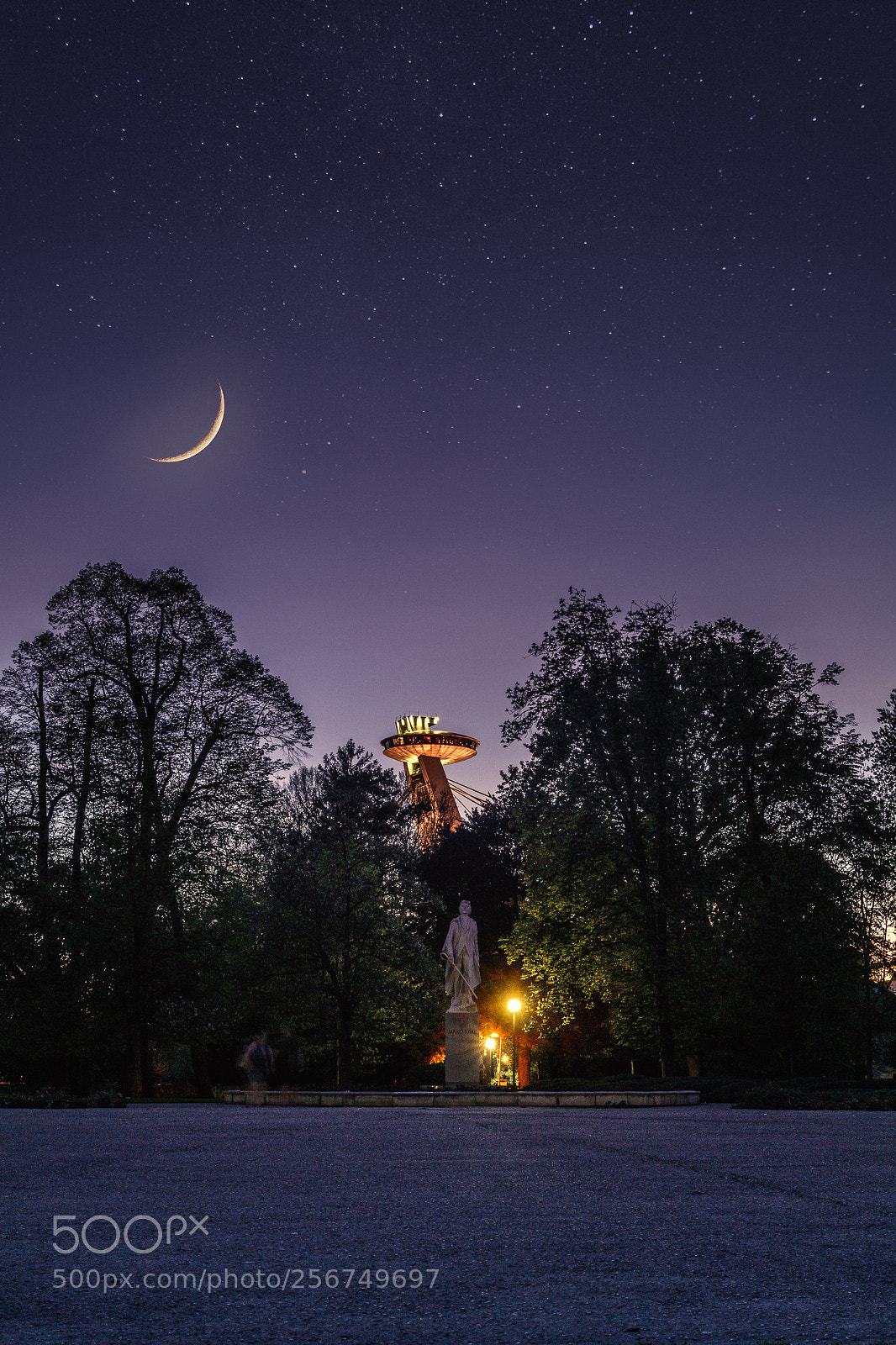 Canon EOS 80D sample photo. Moon and stars photography