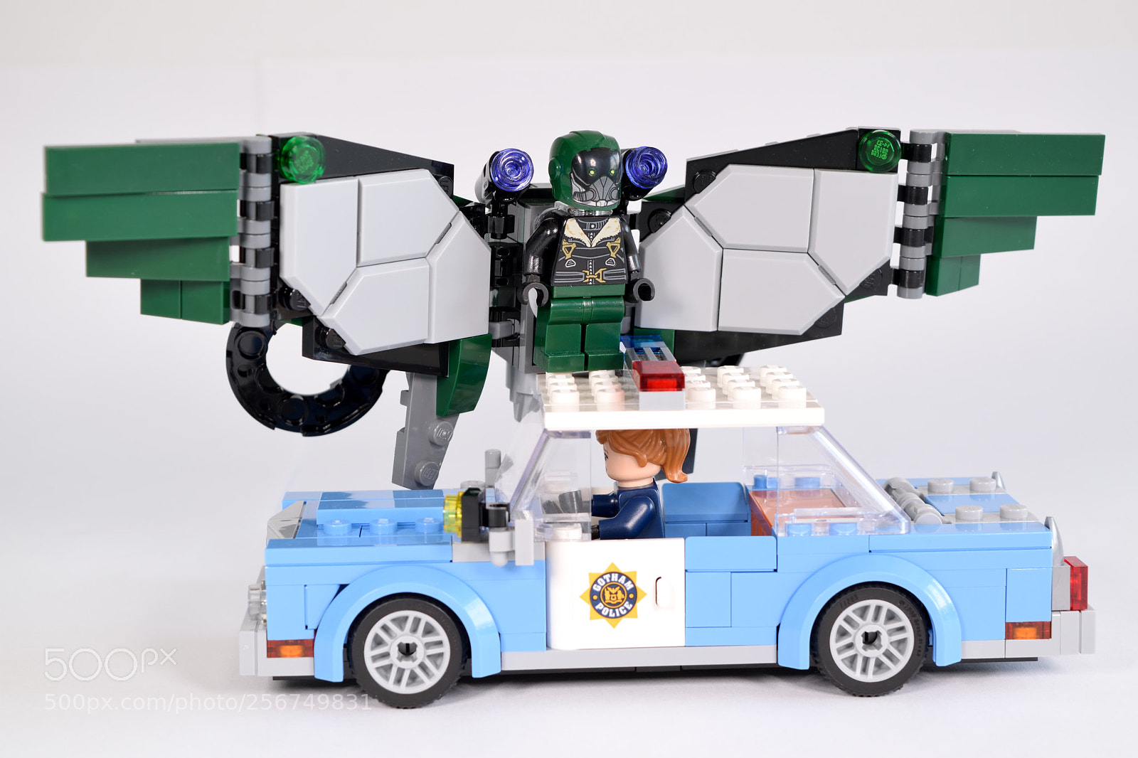 Nikon D3300 sample photo. Vulture vs police car photography