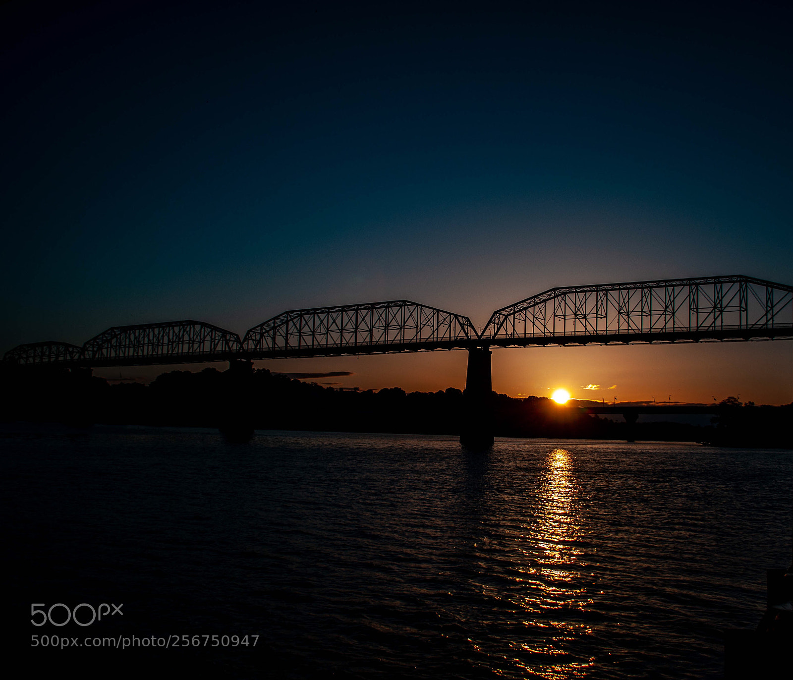 Nikon D90 sample photo. Chattanooga walking bridge sunrise  photography