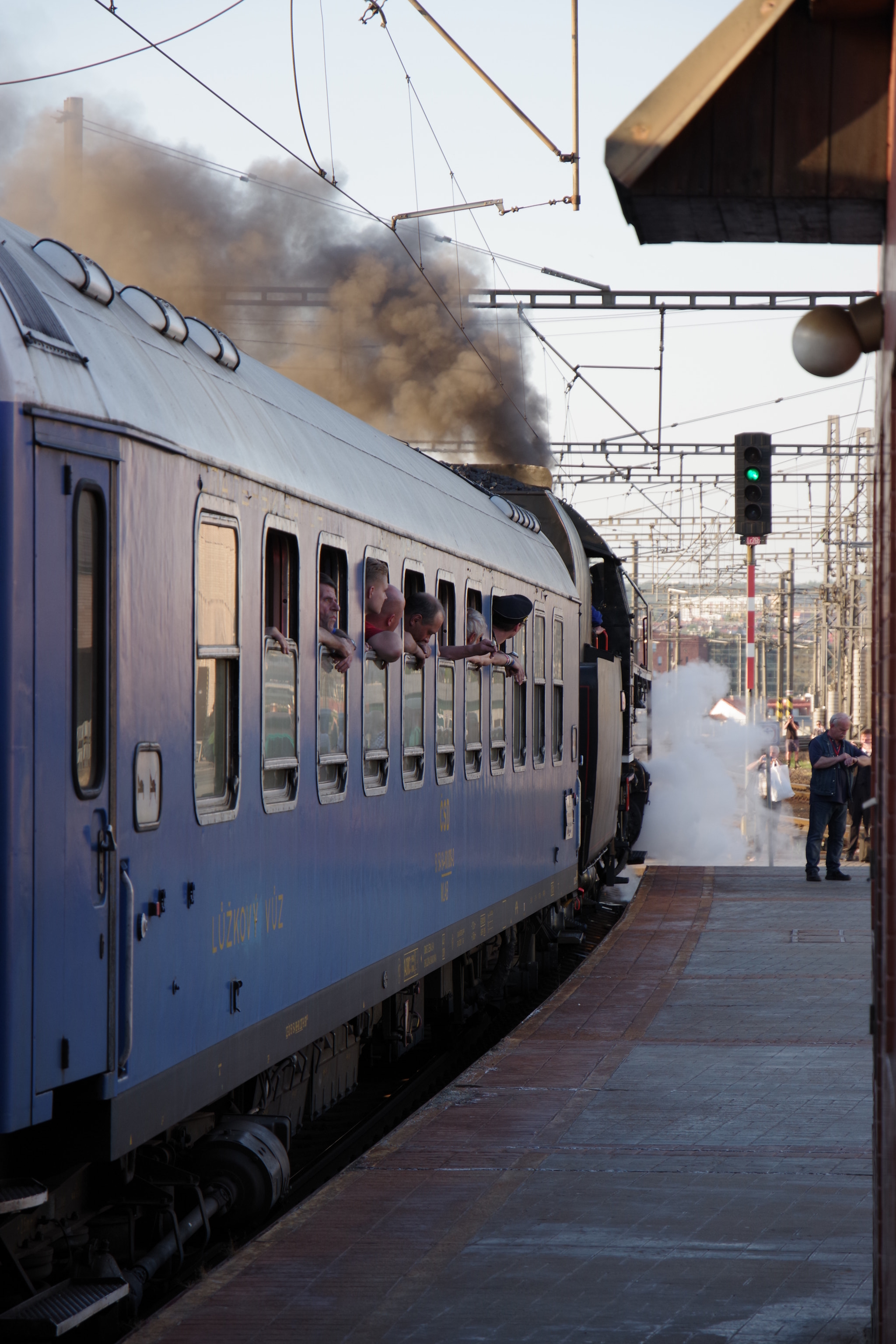 Pentax K-70 sample photo. Historic train photography