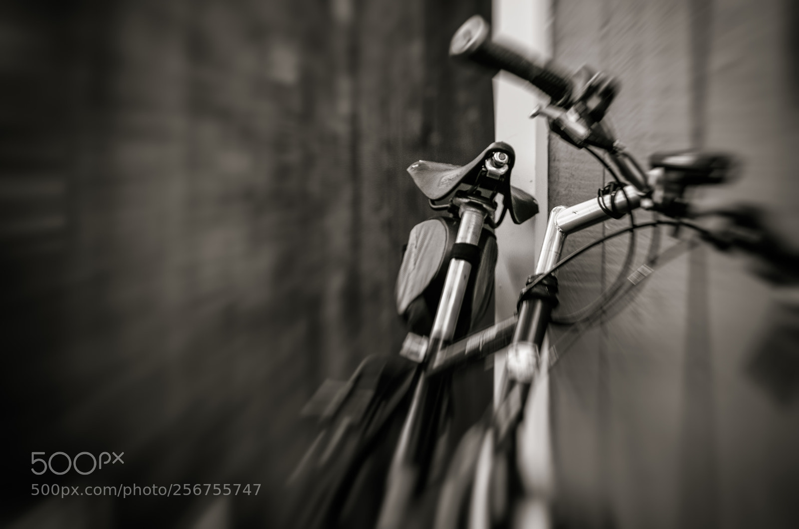 Nikon D7000 sample photo. Leaning bike bicycle series photography