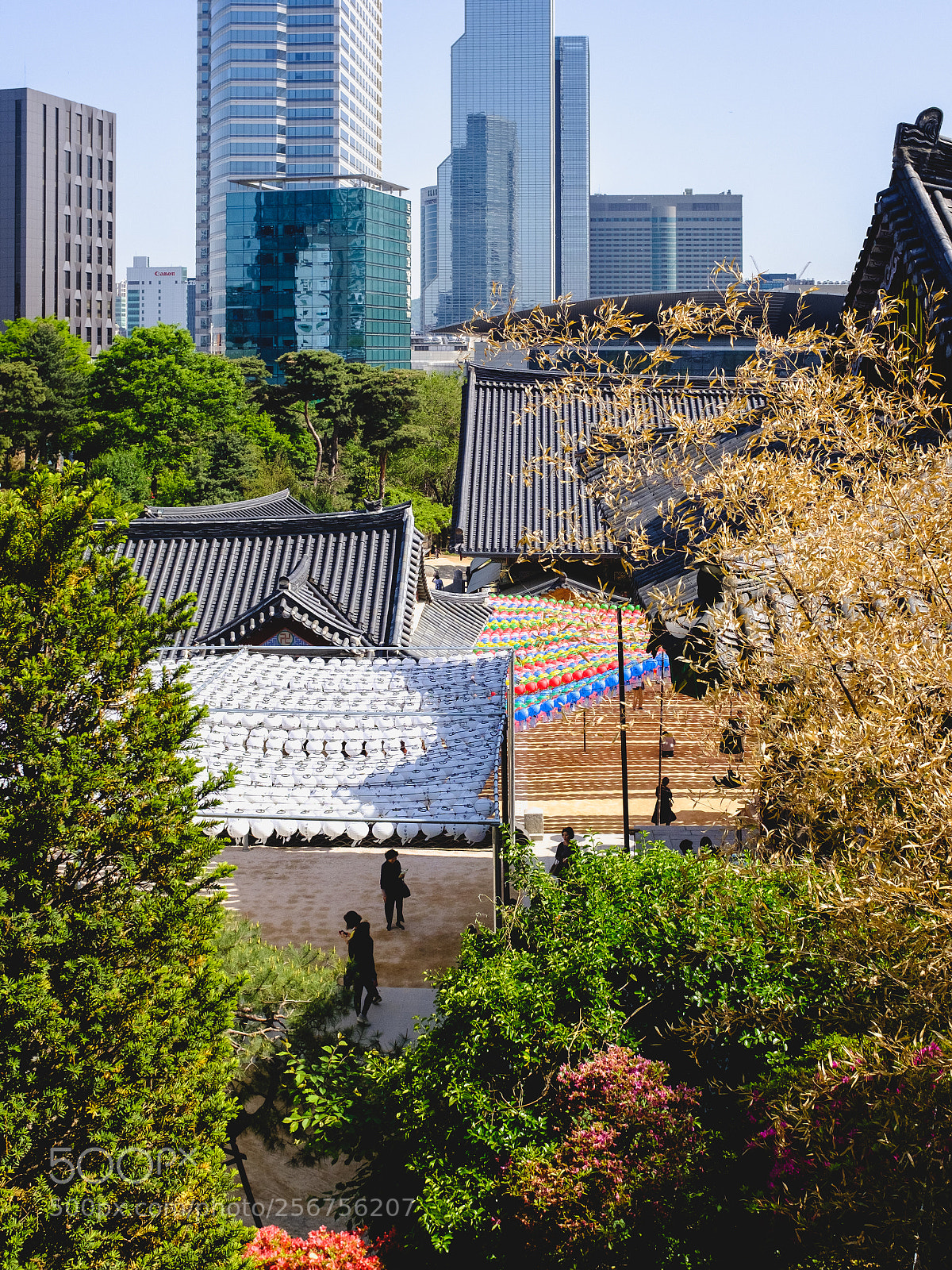 Fujifilm X100F sample photo. Bongeunsa temple, seoul v photography
