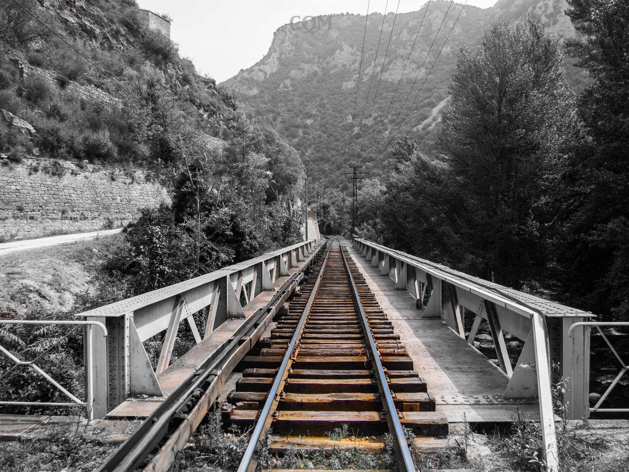 Olympus PEN E-P5 sample photo. Train tracks photography