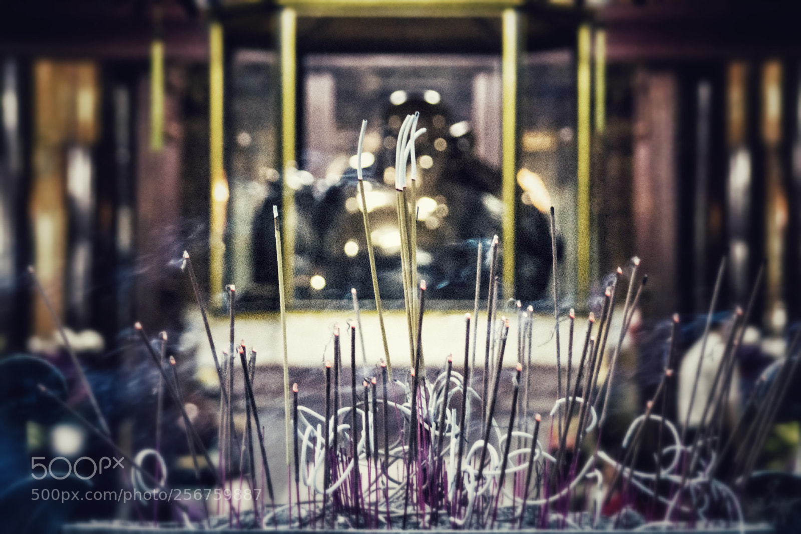 Nikon D7200 sample photo. Incense sticks photography