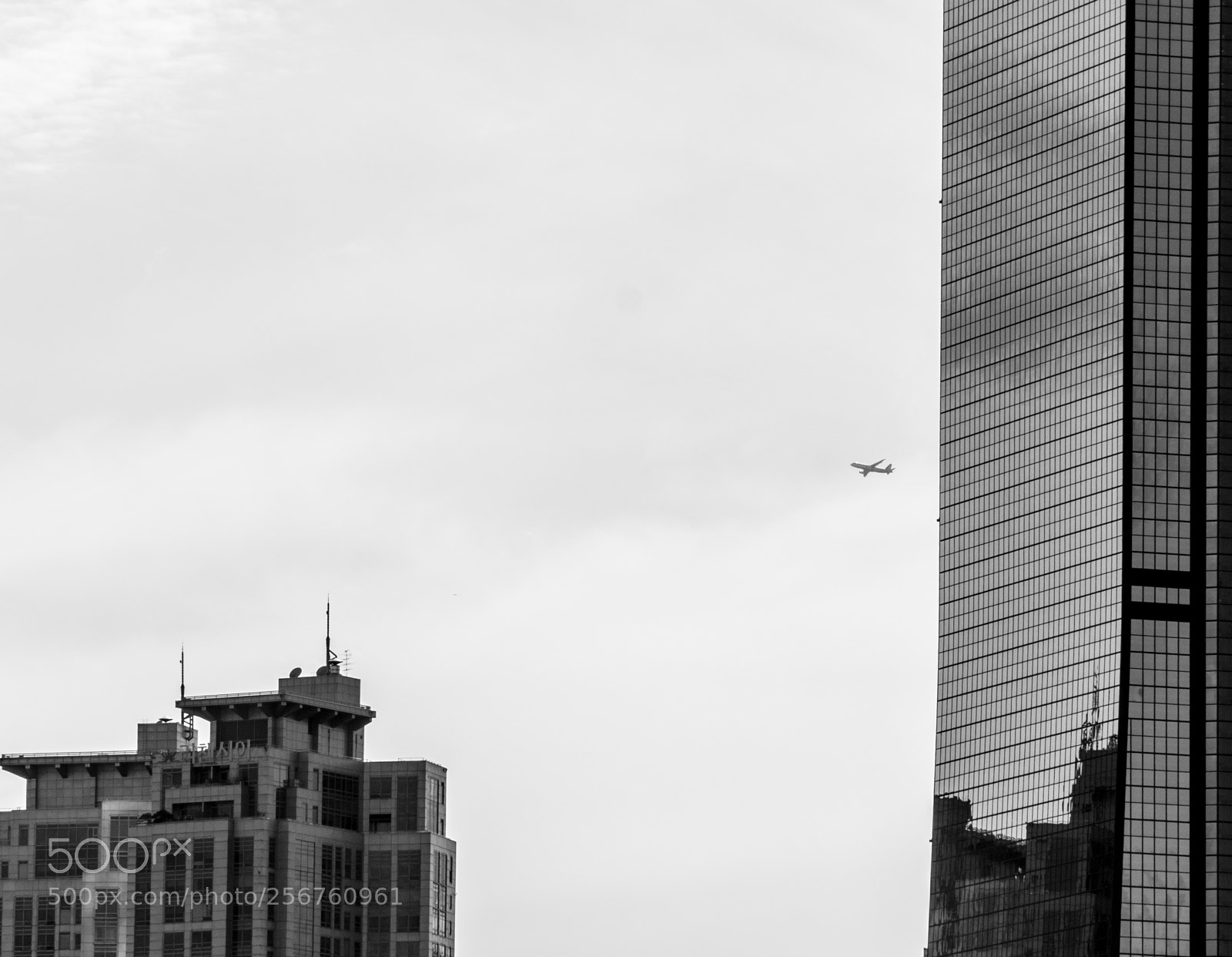 Nikon D7100 sample photo. 63 building with airplane photography