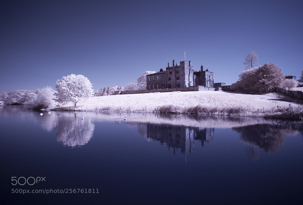 Canon EOS 5D sample photo. Ripley castle in infrared photography