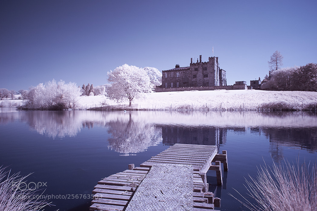 Canon EOS 5D sample photo. Ripley castle in infrared photography