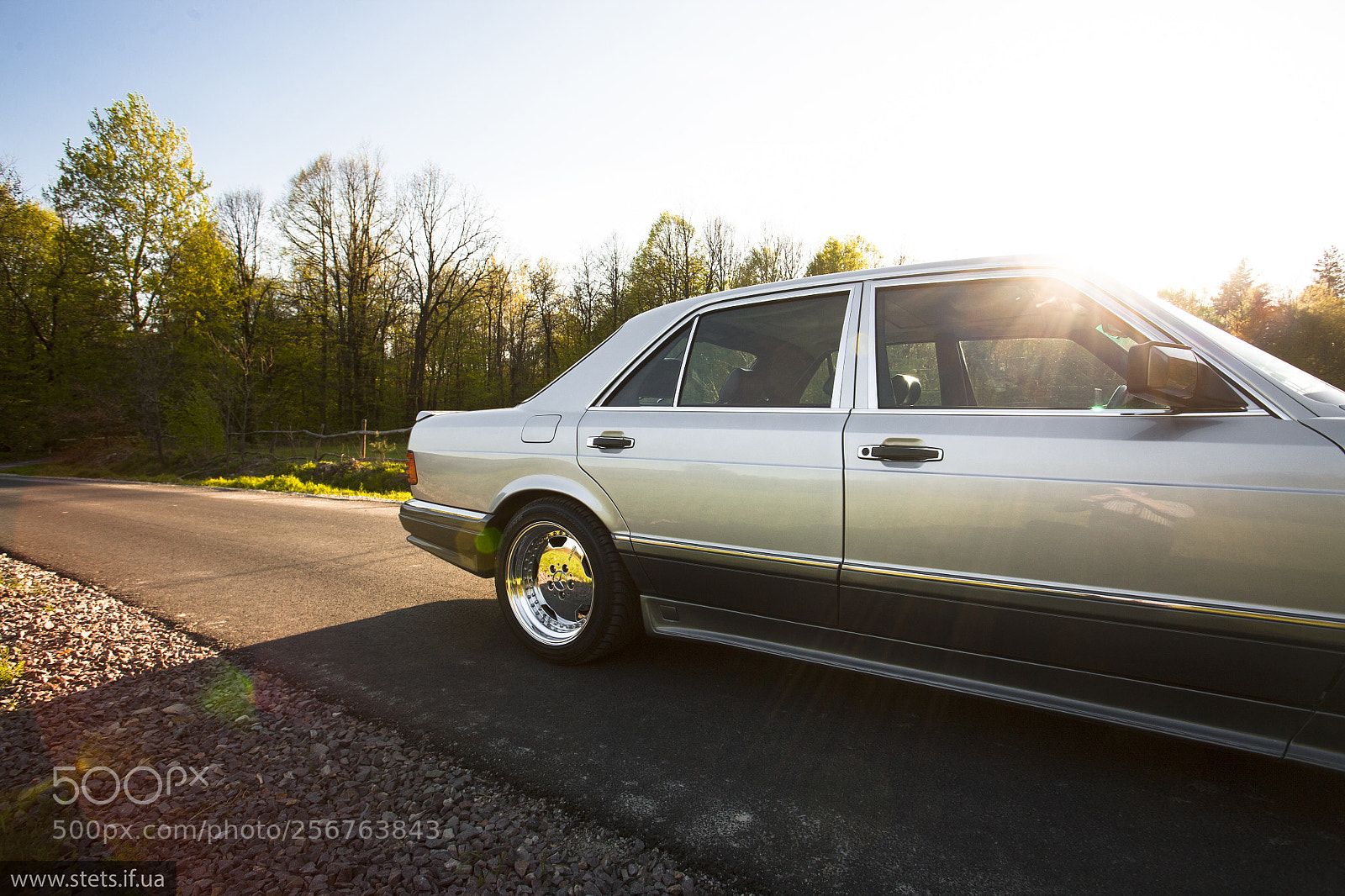 Canon EOS 5D sample photo. Mercedes-benz w126 amg photography