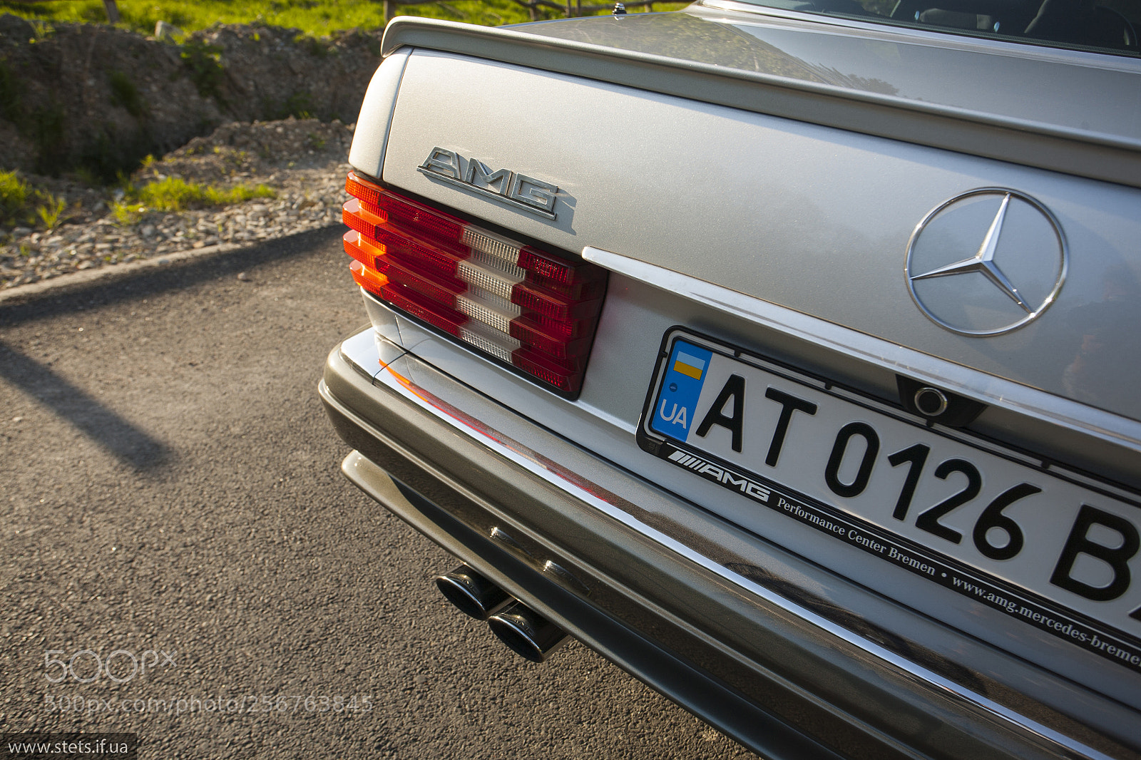Canon EOS 5D sample photo. Mercedes-benz w126 amg photography