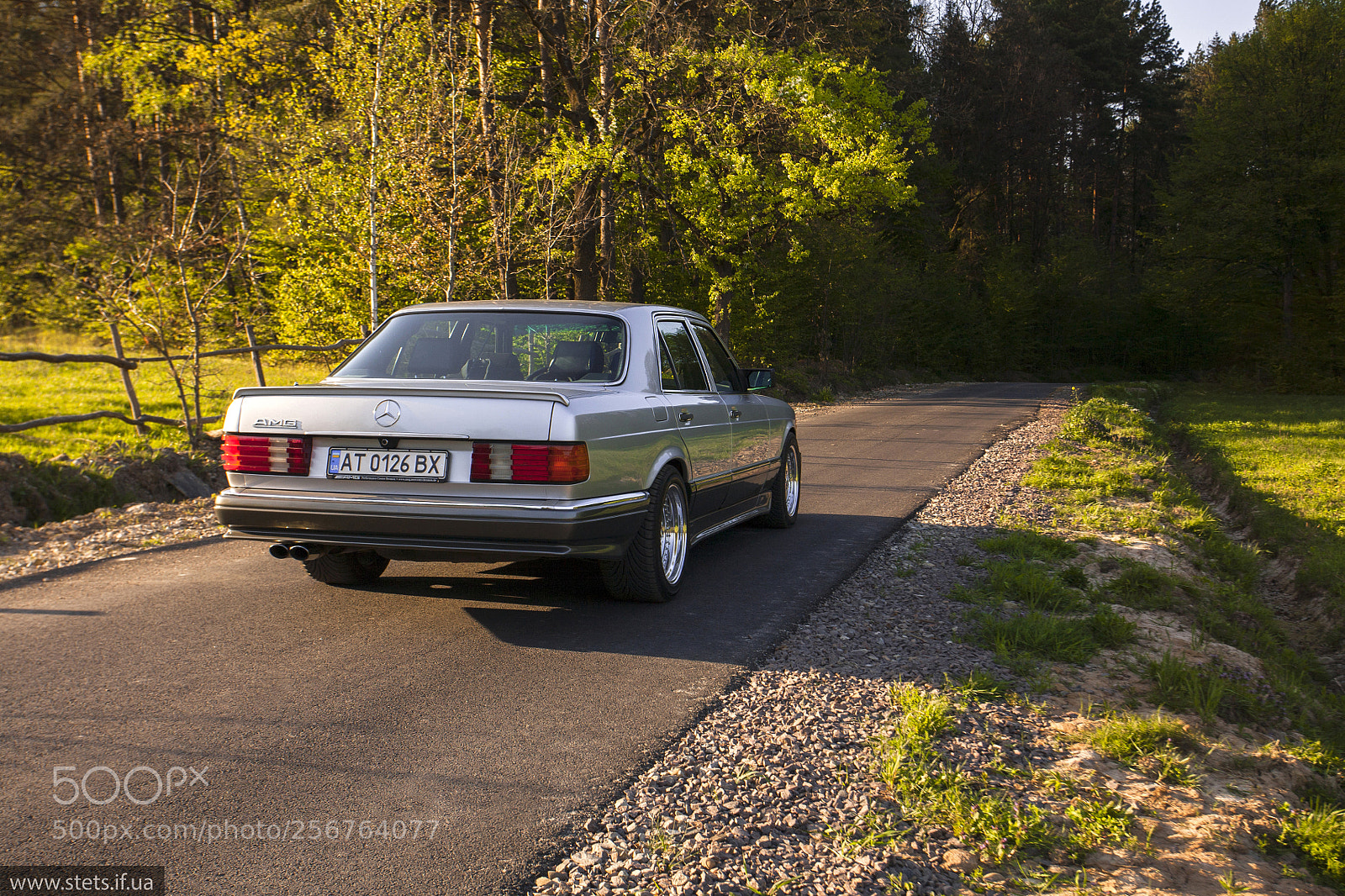 Canon EOS 5D sample photo. Mercedes-benz w126 amg photography