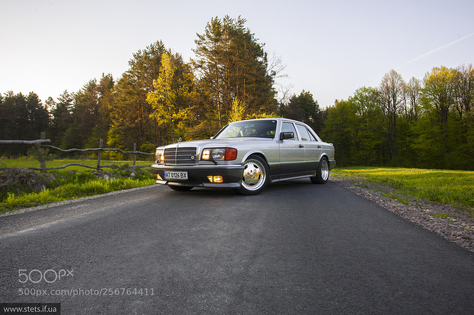 Canon EOS 5D sample photo. Mercedes-benz w126 amg photography