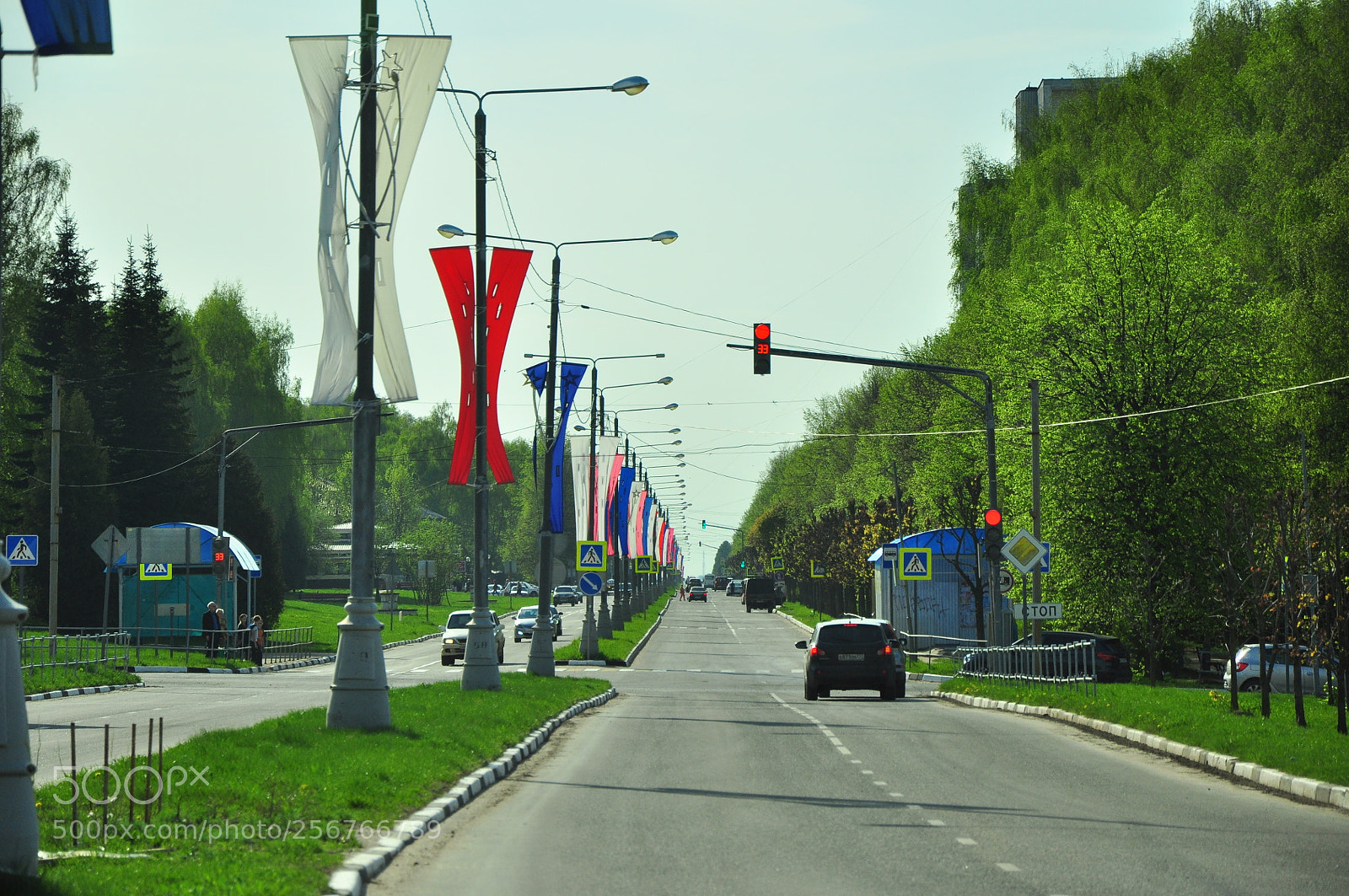 Nikon D90 sample photo. Город готовится к майским праздникам photography