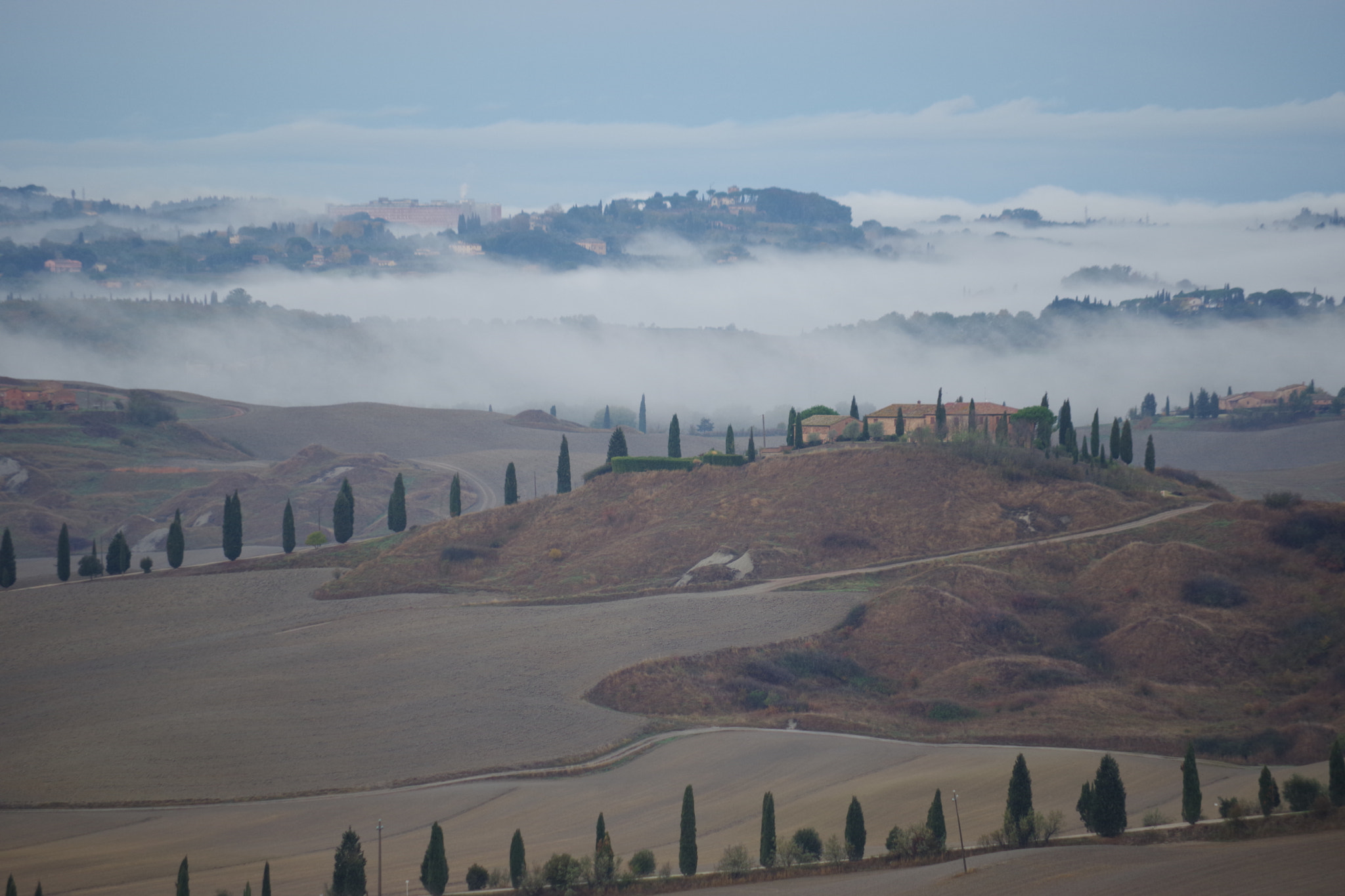 Pentax K-70 sample photo. Morning in tuscany photography