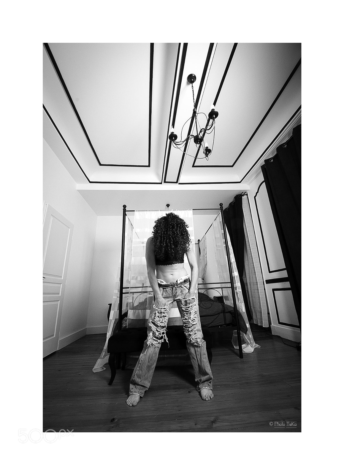 Nikon D700 sample photo. Johanna- jeans déchiré photography