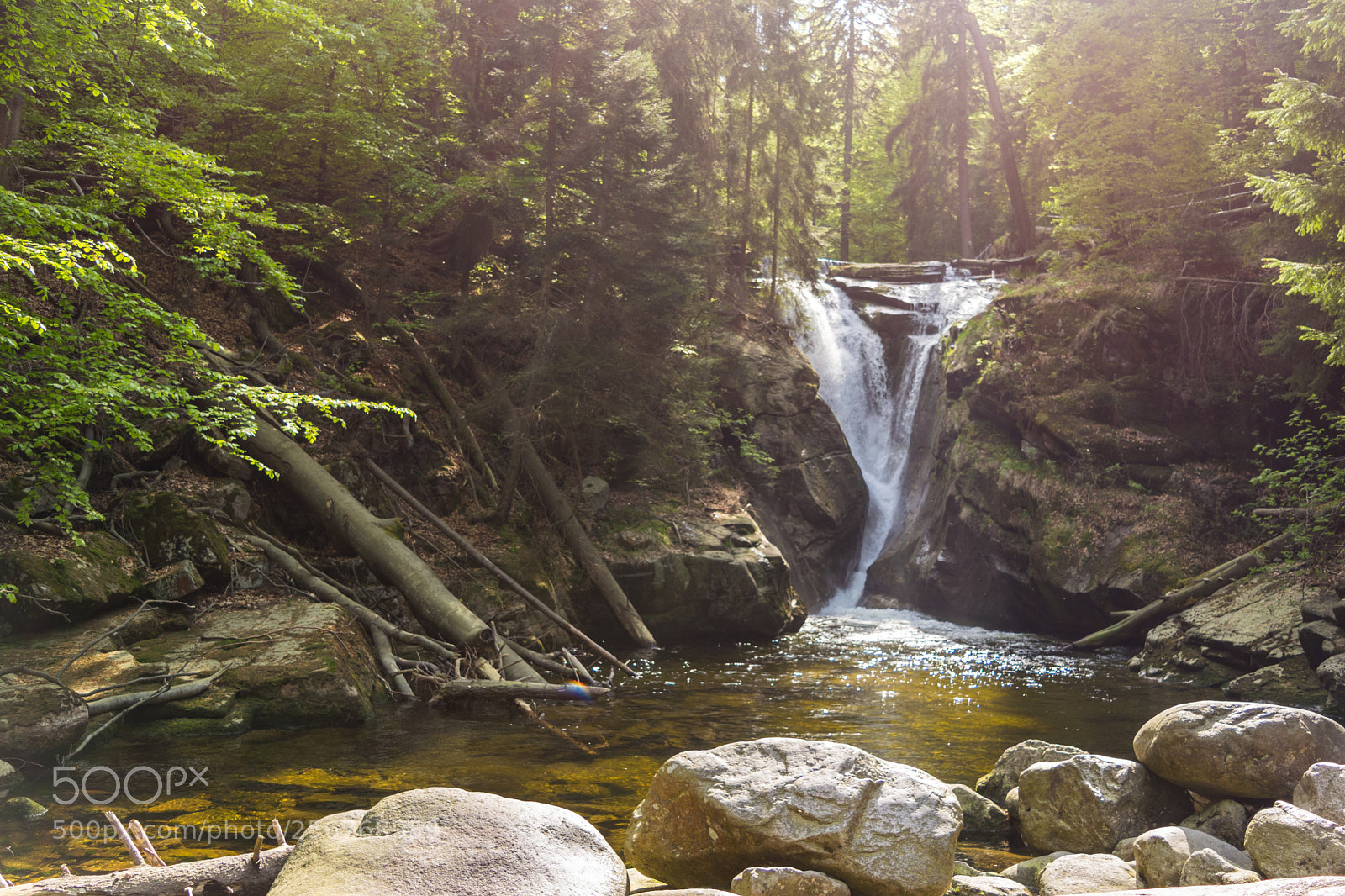 Nikon D3300 sample photo. Wodospad szklarki / szklarka cascade photography
