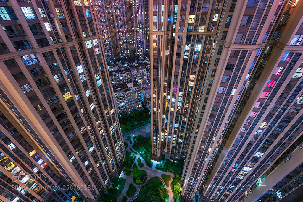 Nikon D750 sample photo. Chengdu residential buildings photography