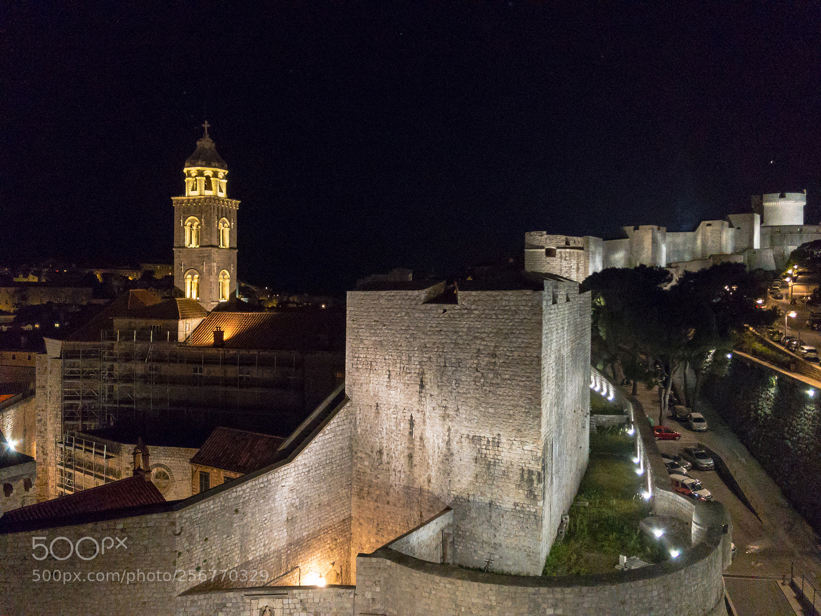 Apple iPhone 7 Plus sample photo. Dubrovnik at night photography