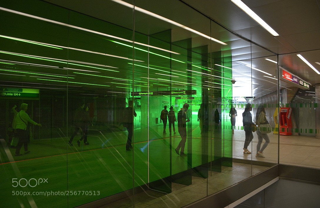 Nikon D7100 sample photo. Vienna undergraund photography