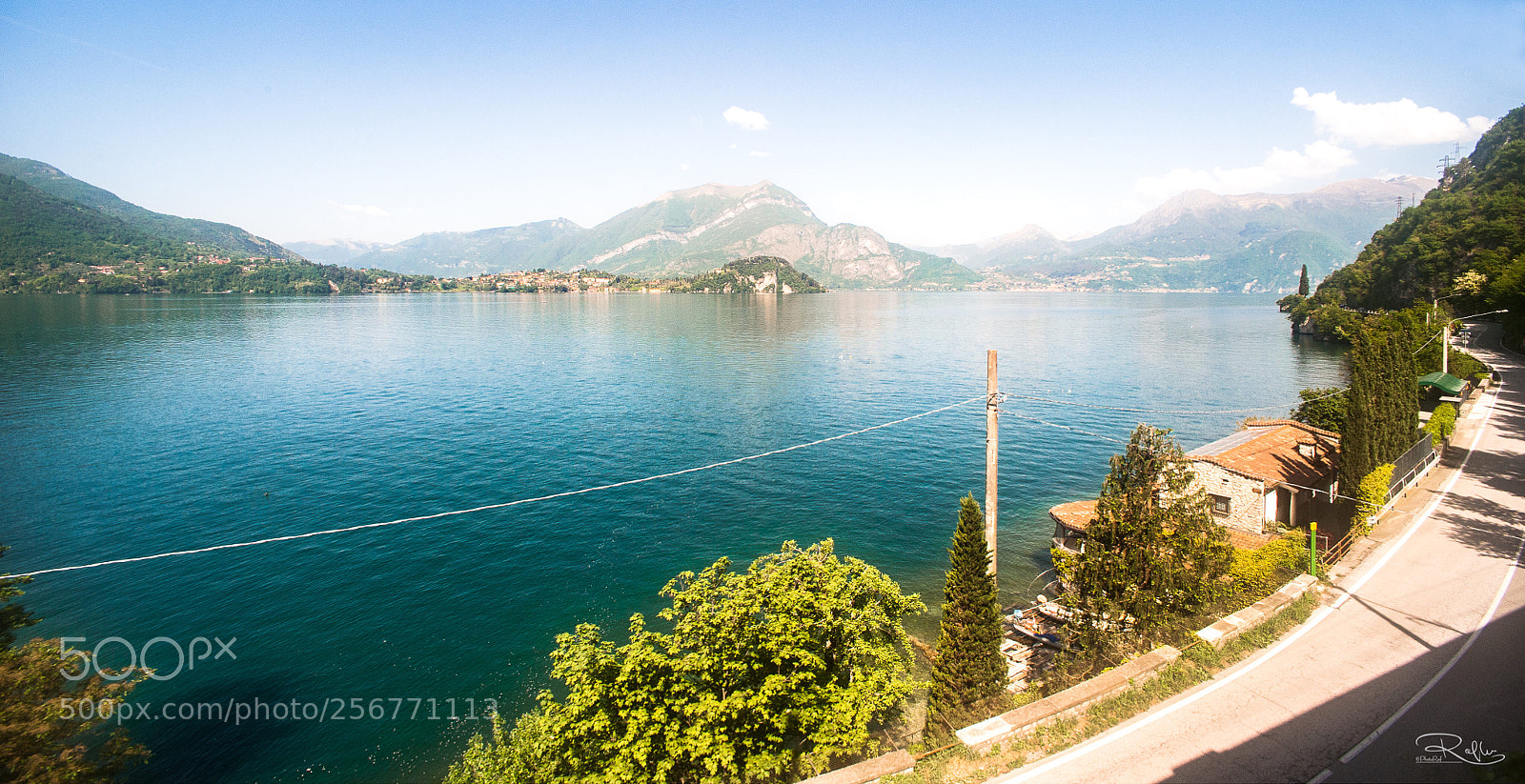 Nikon D3 sample photo. Bellagio, como lake photography