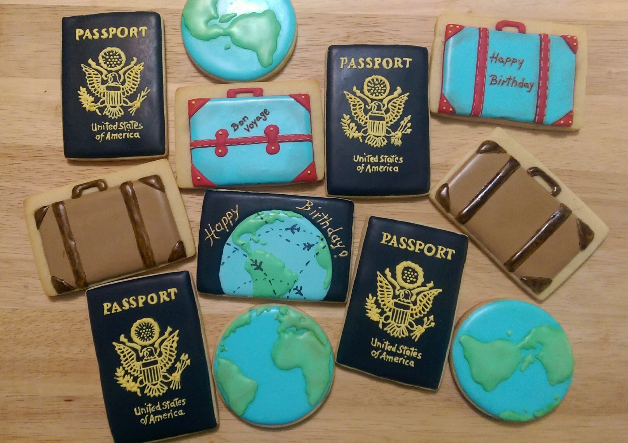 HTC ONE M8 sample photo. Travel themed cookies photography