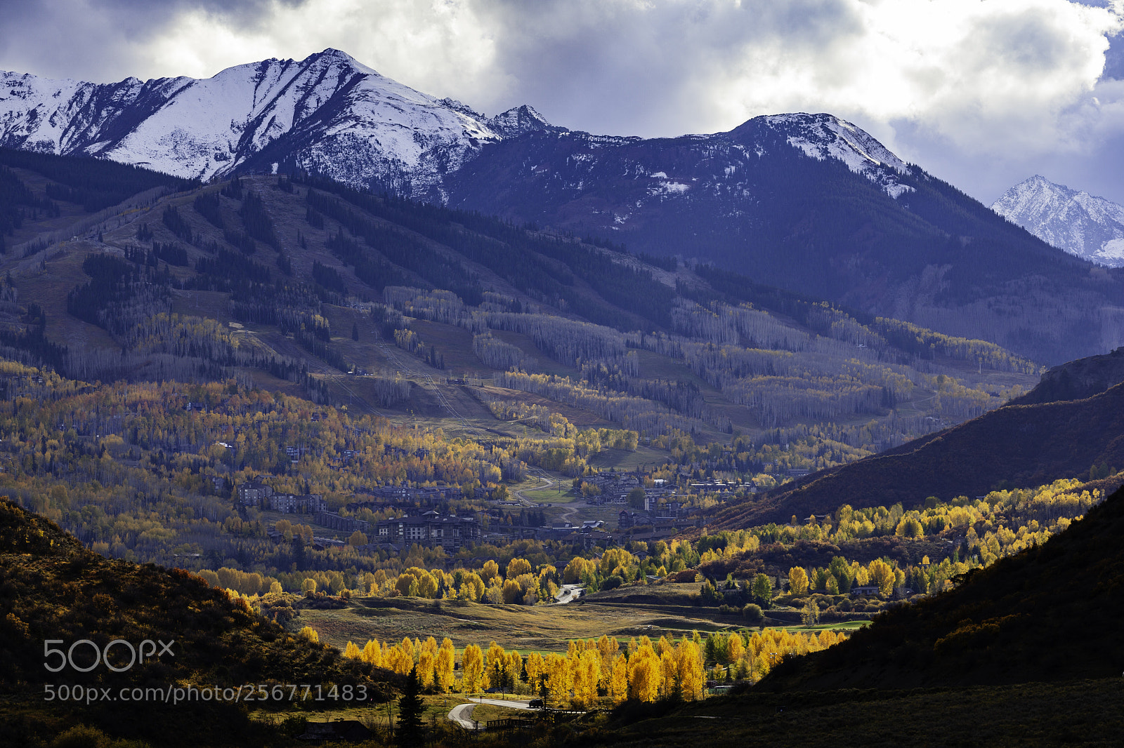 Canon EOS 5D Mark II sample photo. Fall color, snowmass, colorado photography