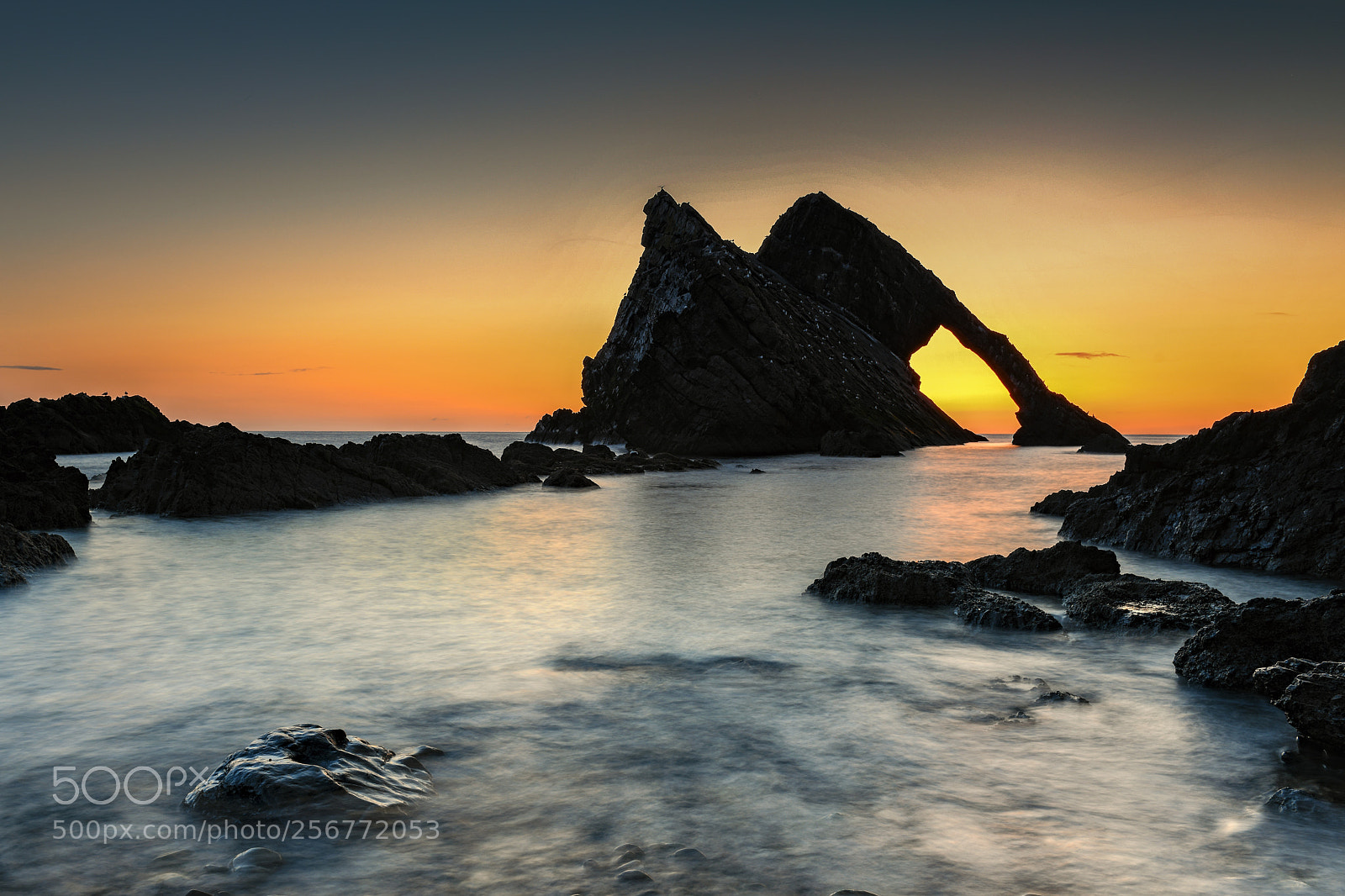 Nikon D850 sample photo. Bow fiddle rock, portknockie photography