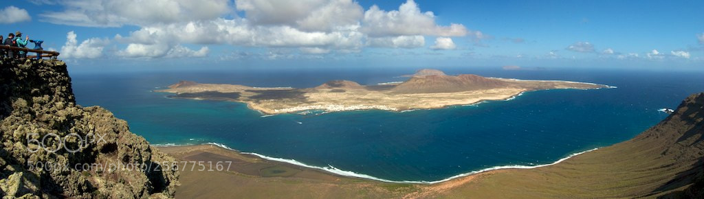 Nikon D60 sample photo. Lanzarote panoramaversion photography