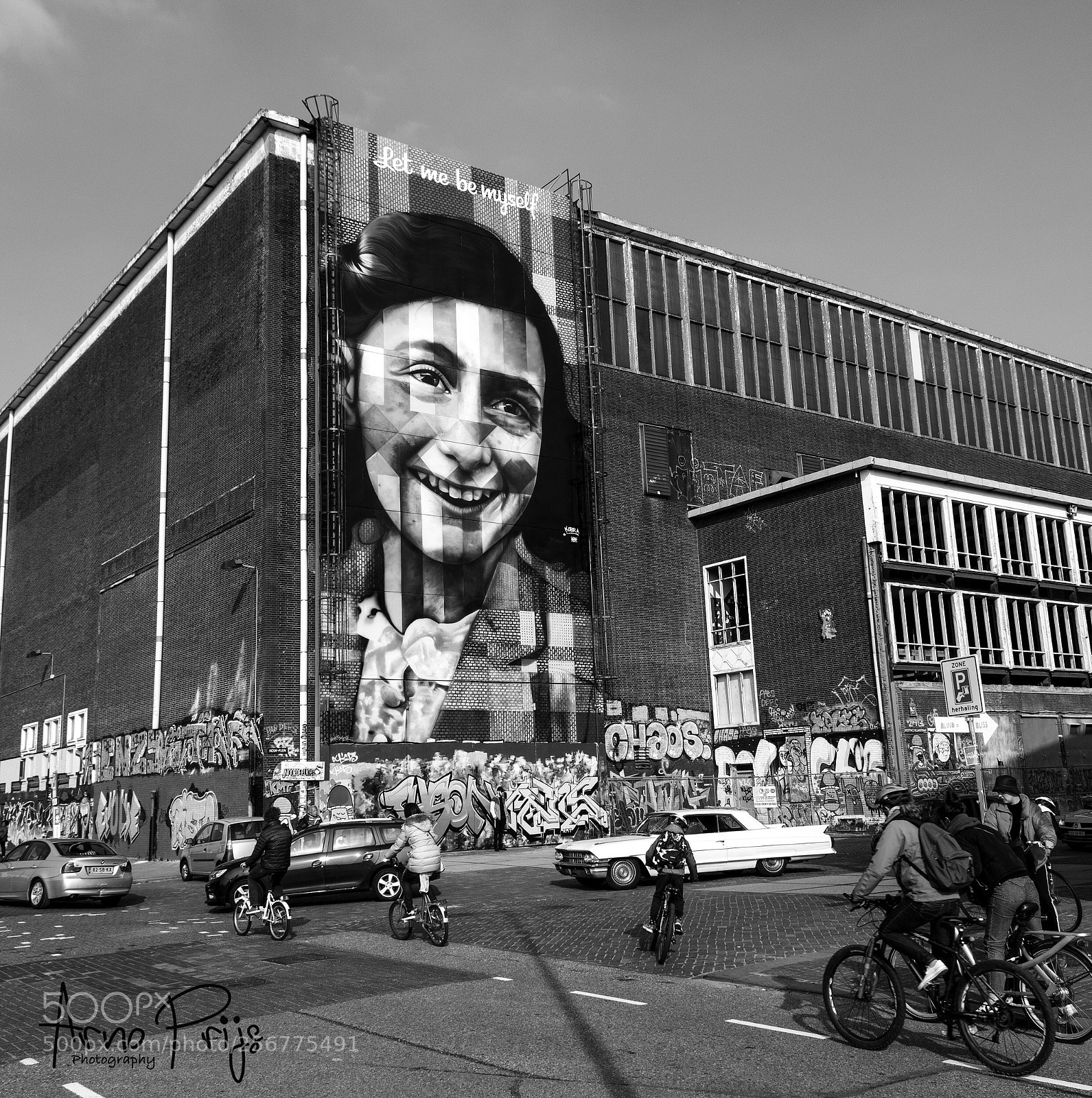 Nikon D7100 sample photo. Anne frank streetart op photography