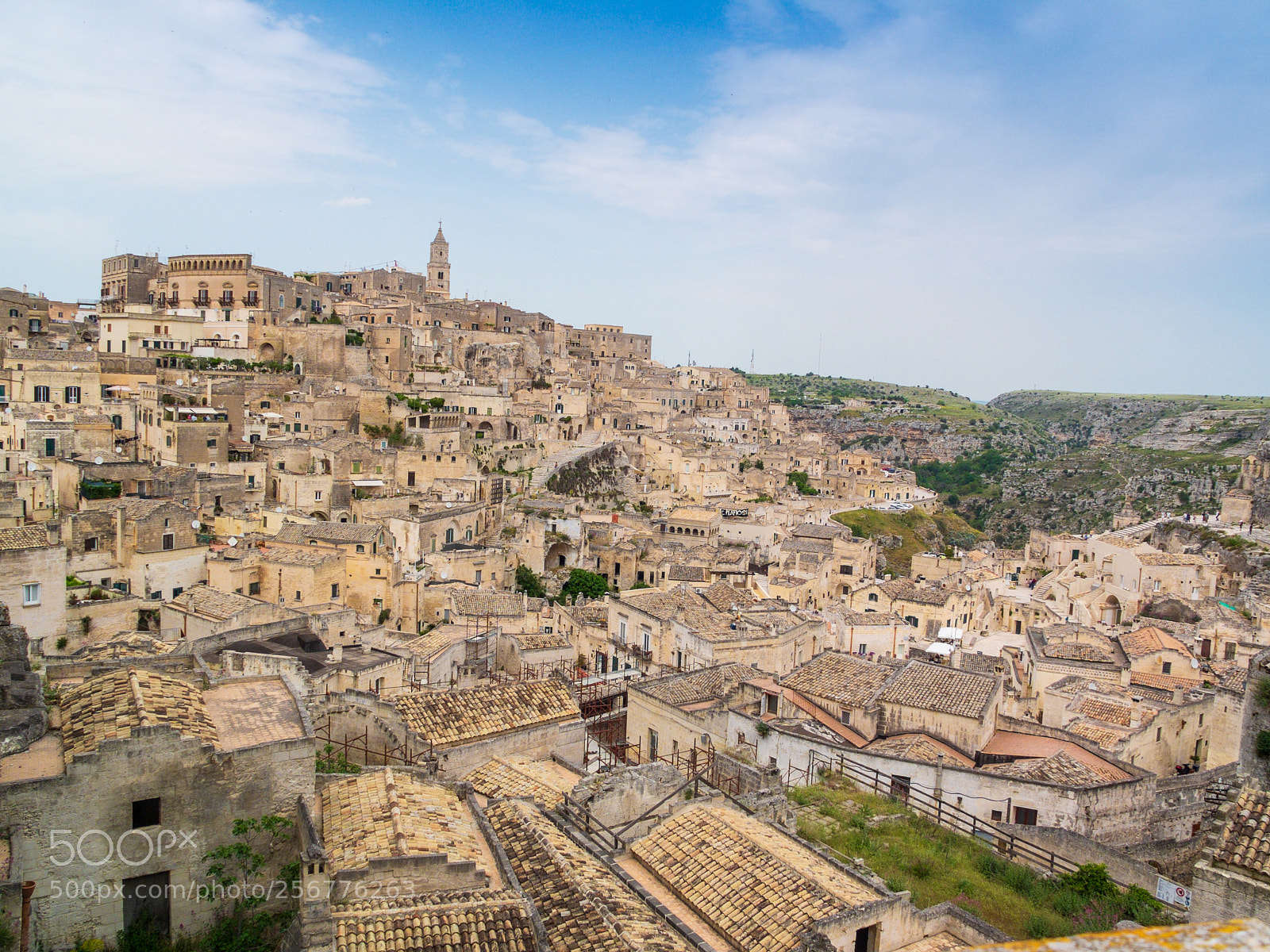 Fujifilm X10 sample photo. Matera view photography