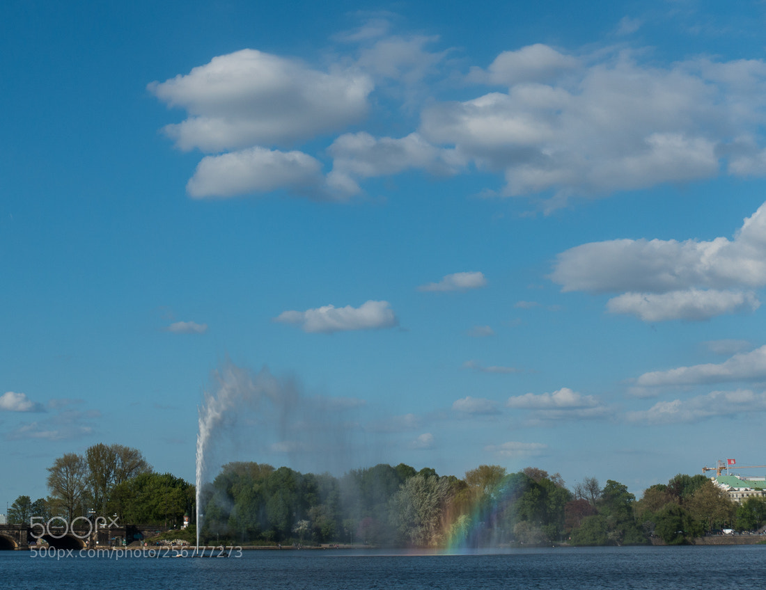 Sony Cyber-shot DSC-RX100 III sample photo. Alster fountain photography