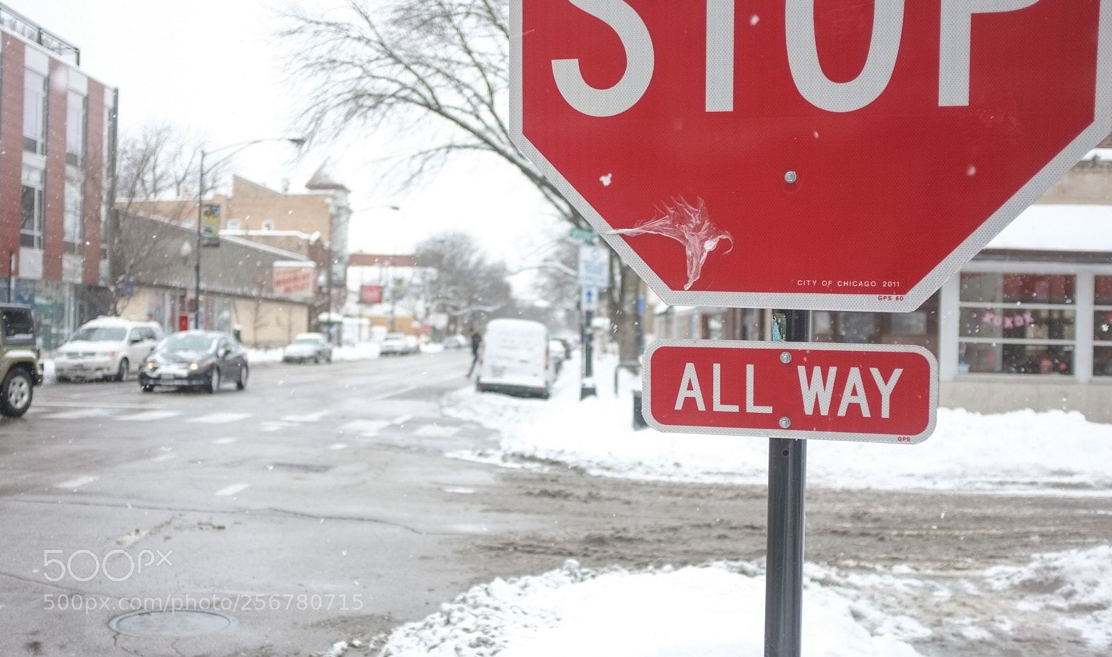 Fujifilm FinePix X100 sample photo. Plastic covered stop sign 2 photography