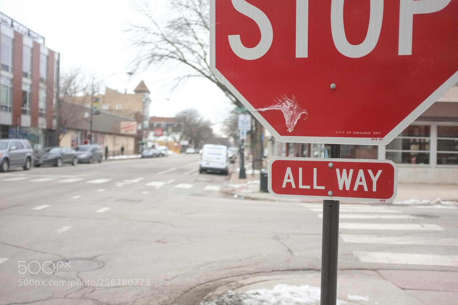 Fujifilm FinePix X100 sample photo. Plastic covered stop sign 3 photography