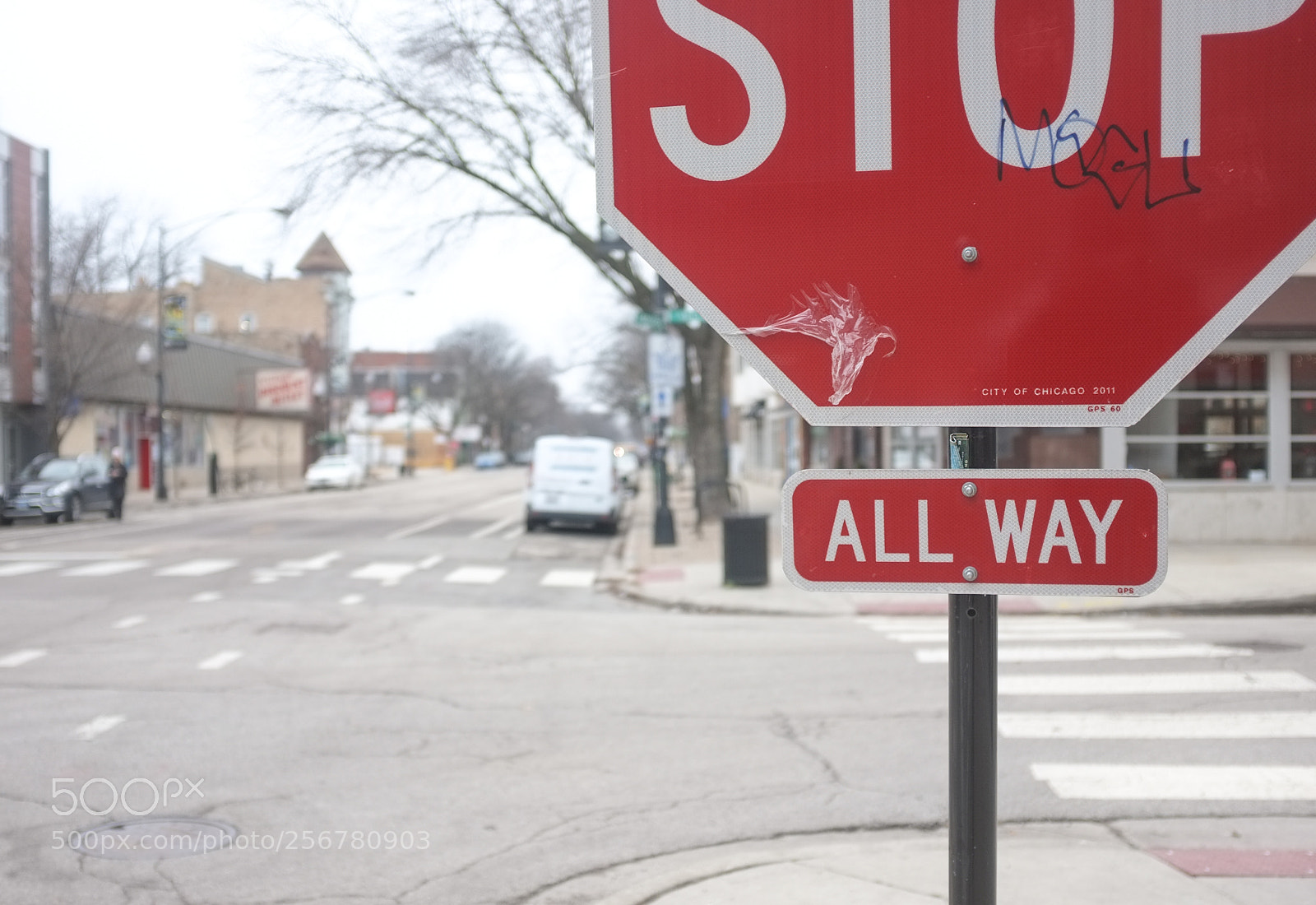 Fujifilm FinePix X100 sample photo. Plastic covered stop sign 4 photography
