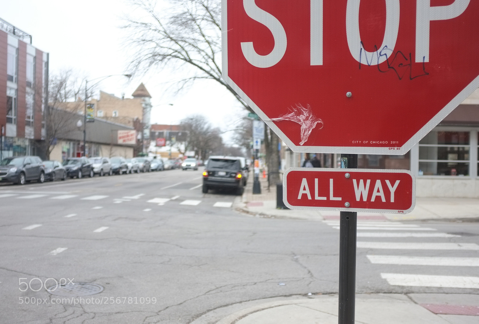 Fujifilm FinePix X100 sample photo. Plastic covered stop sign 7 photography