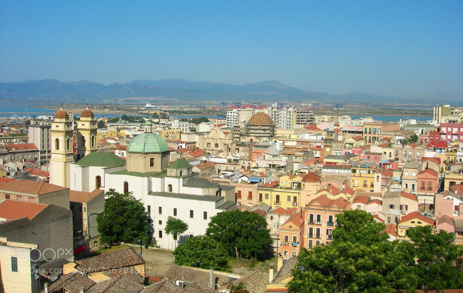 Nikon E5900 sample photo. Cagliari dalla alto photography