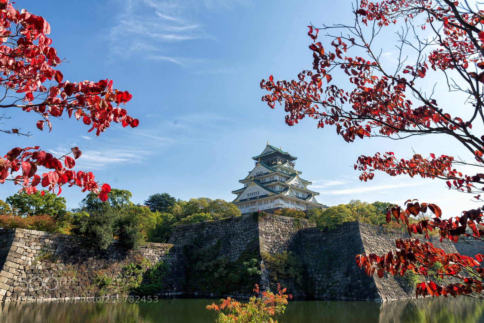 Nikon D610 sample photo. Osaka castle imperial palace photography