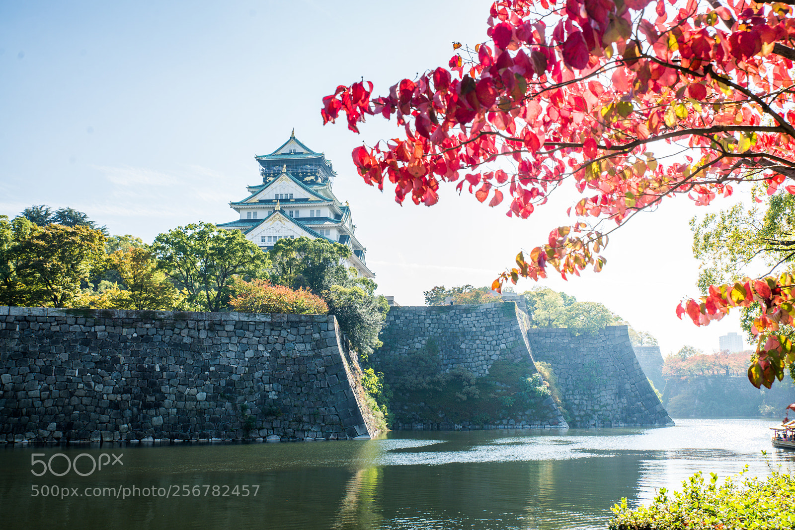 Nikon D610 sample photo. Osaka castle imperial palace photography