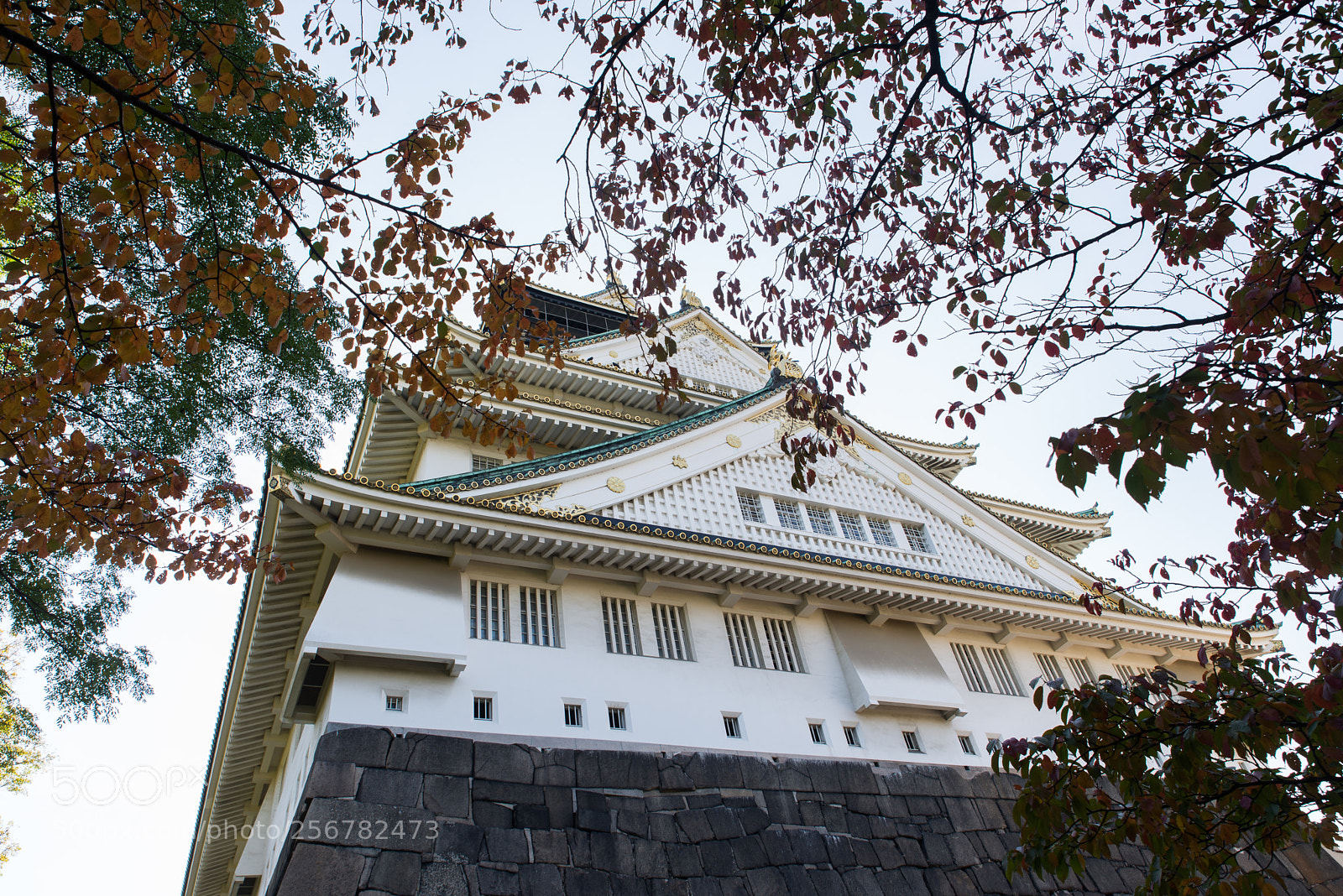 Nikon D610 sample photo. Osaka castle imperial palace photography