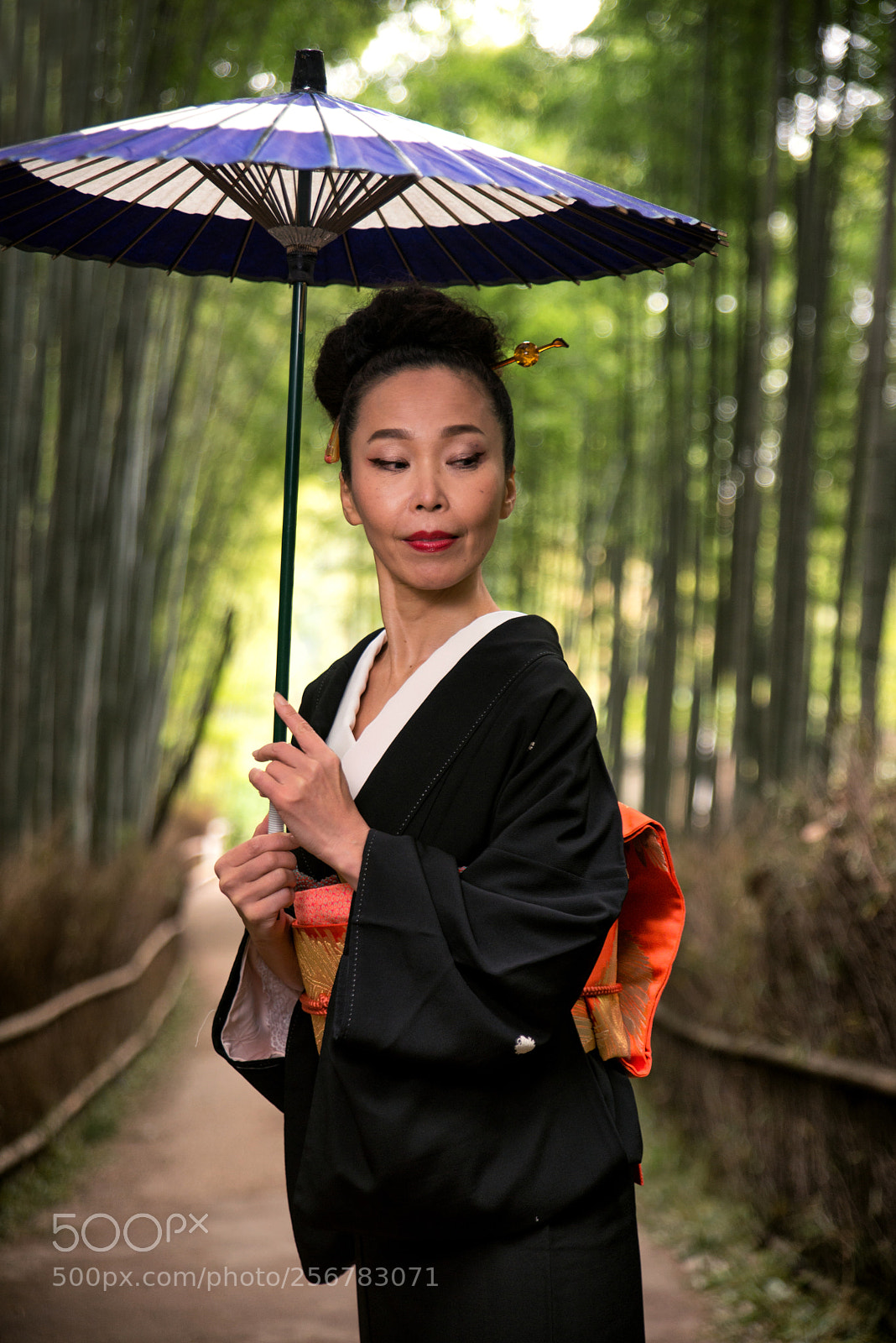 Nikon D610 sample photo. Japanese woman with kimono photography