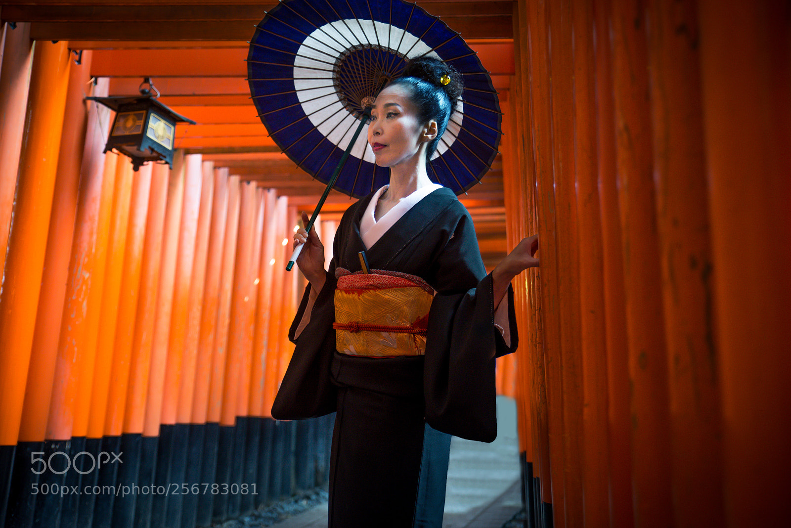 Nikon D610 sample photo. Japanese woman at fushimi photography