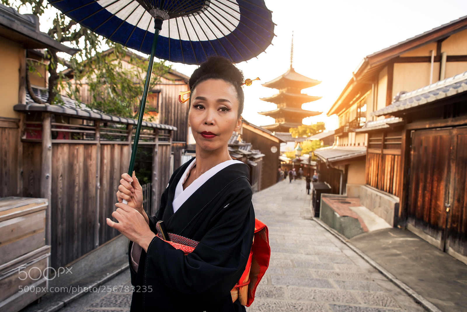 Nikon D610 sample photo. Asian woman with kimono photography