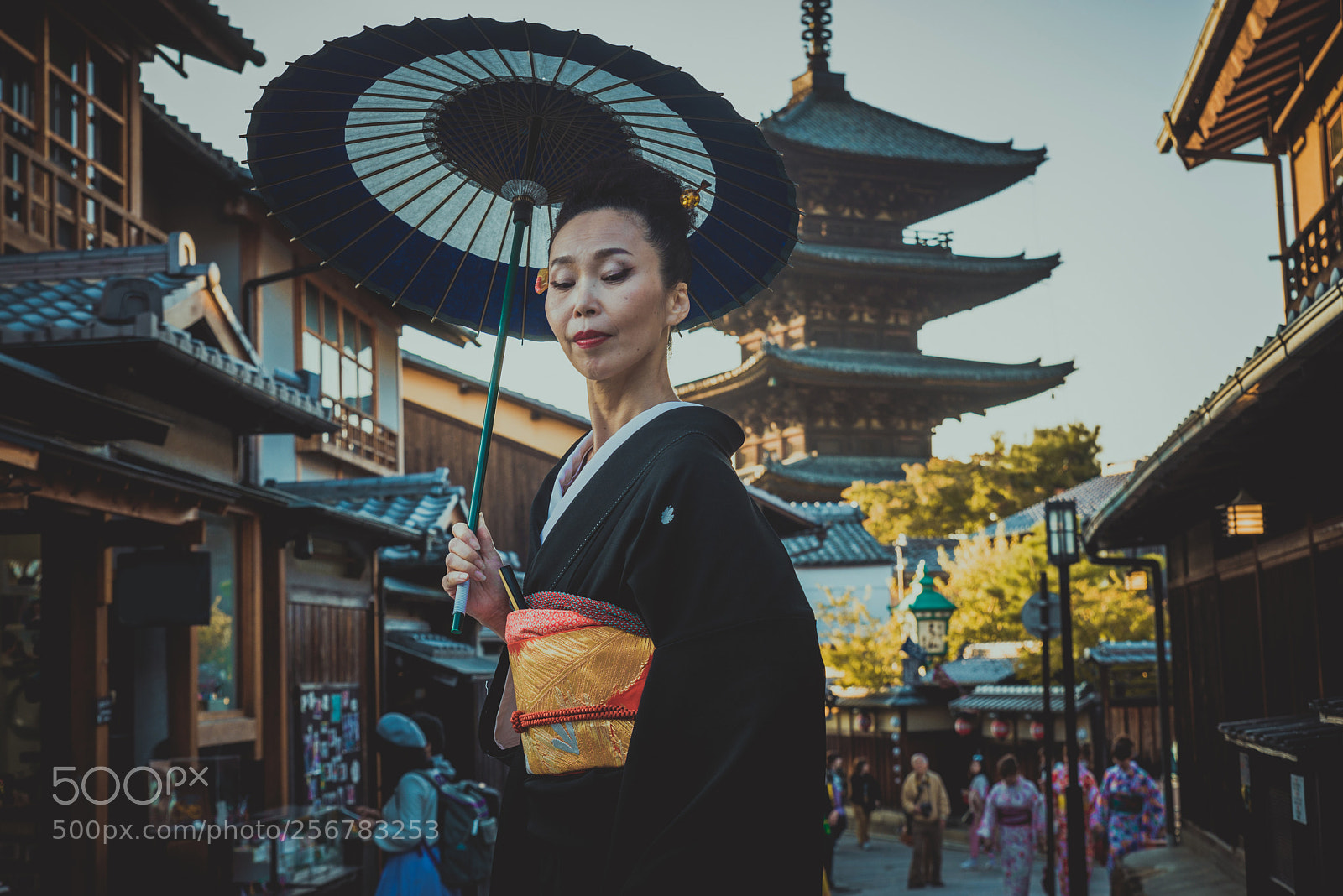 Nikon D610 sample photo. Asian woman with kimono photography