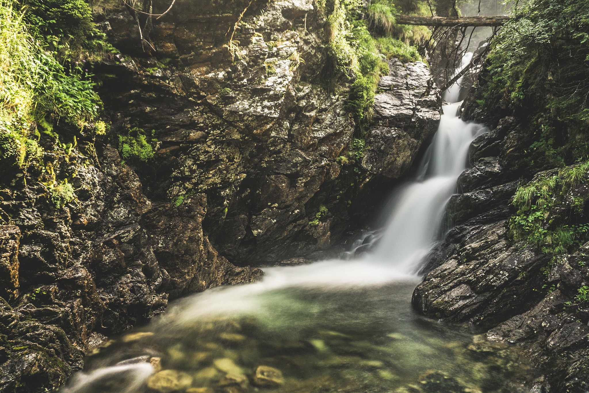 Hidden waterfall