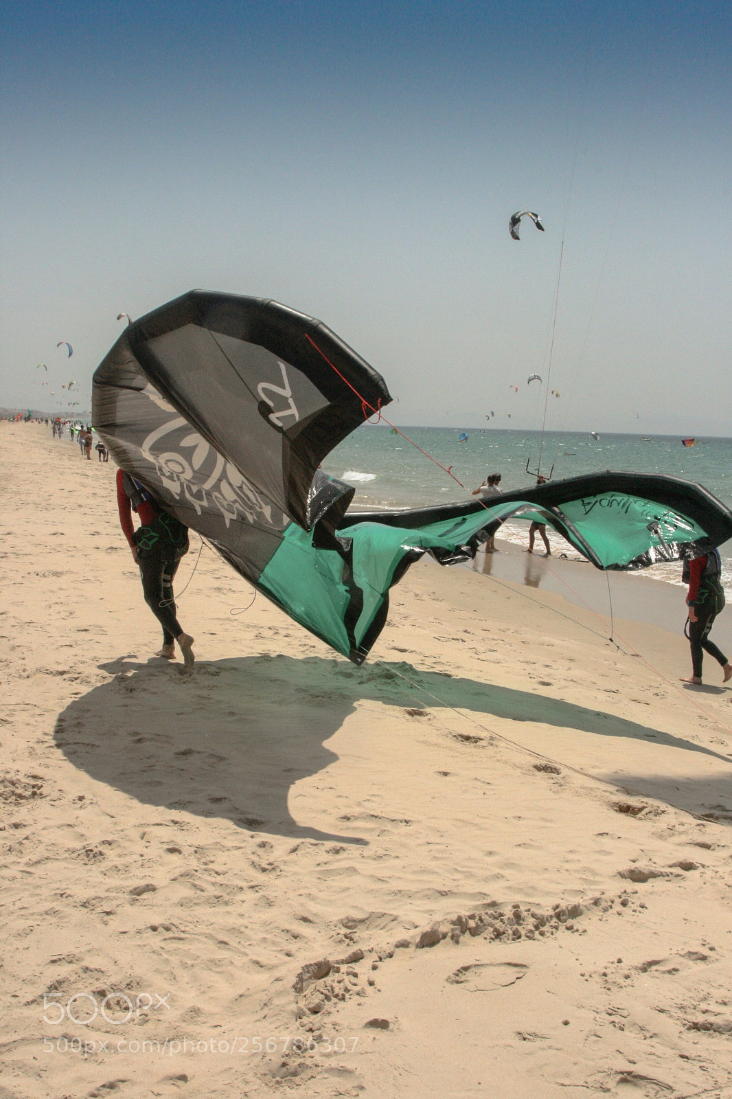 Canon EOS 400D (EOS Digital Rebel XTi / EOS Kiss Digital X) sample photo. Kitesurfing photography