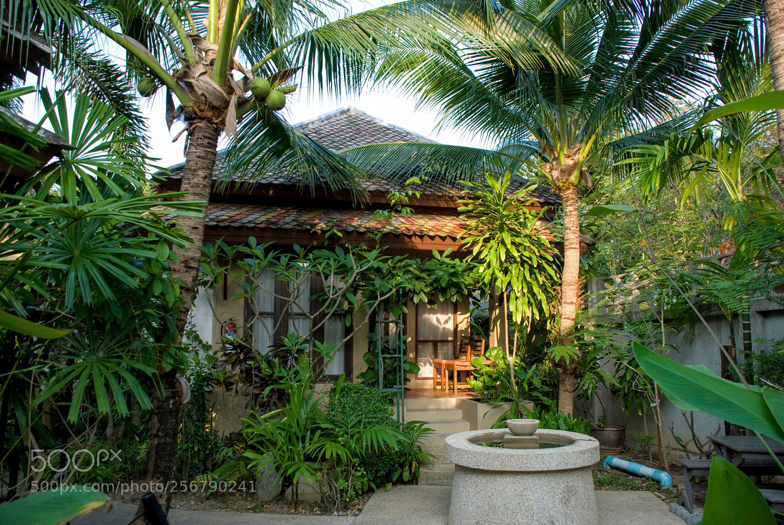 Nikon D80 sample photo. Tropical bungalow, thailand photography