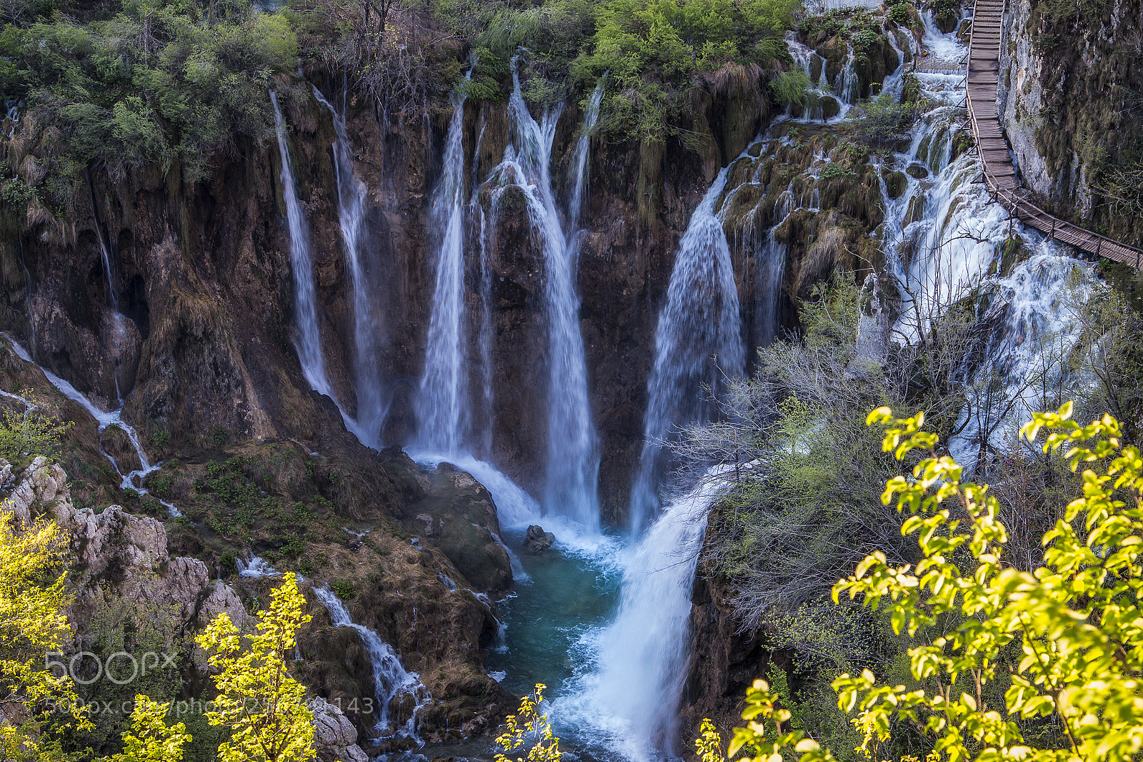 Canon EOS 70D sample photo. Plitvice lakes waterfall photography