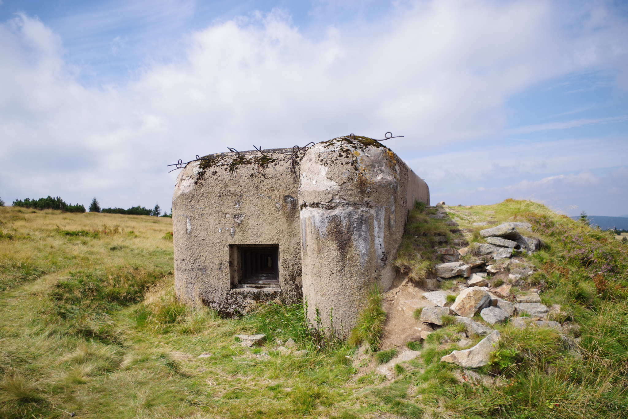 Pentax K-70 sample photo. Bunker in mountains photography